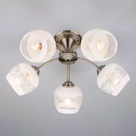 Потолочная люстра Eurosvet Cheryl 30118/5 античная бронза