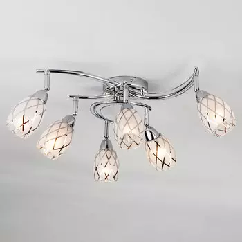 Потолочная люстра Eurosvet Christina 30128/6 хром