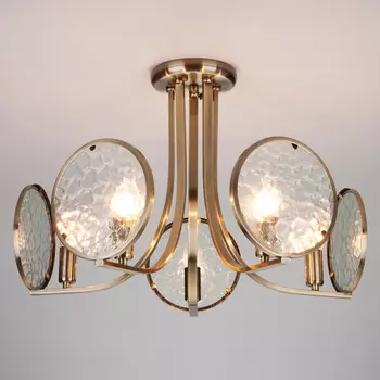 Потолочная люстра Eurosvet Cyrus 60073/5 античная бронза