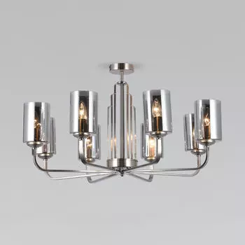 Потолочная люстра Eurosvet Defi 60138/8 сатин-никель