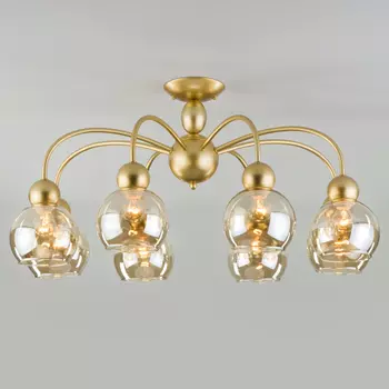 Потолочная люстра Eurosvet Fabia 30148/8 перламутровое золото