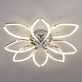 Потолочная светодиодная люстра Fiona Eurosvet 90092/8 хром