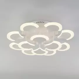 Потолочная люстра с пультом Geisha Eurosvet 90159/12 белый