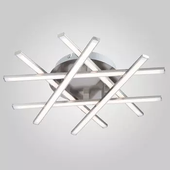 Потолочная люстра Eurosvet Hi-tech 90021/6 сатин-никель 27W