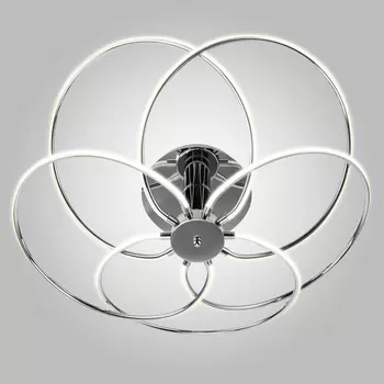 Потолочная светодиодная люстра Infinity Eurosvet 90039/5 хром