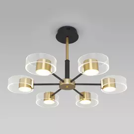 Потолочная люстра Eurosvet Jet 90244/6 черный/золото