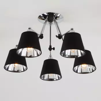 Потолочная люстра Eurosvet Koby 70063/5 хром