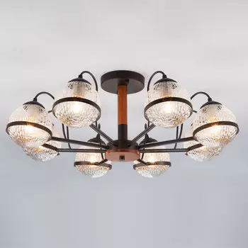 Потолочная люстра Eurosvet Livia 70081/8 черный