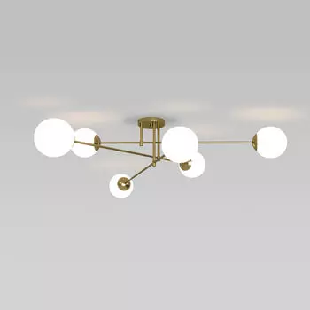 Потолочная люстра Eurosvet Netz 30181/6 латунь