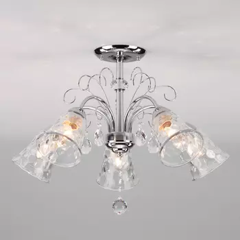 Потолочная люстра Eurosvet Norene 30157/5 хром