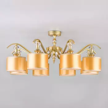 Потолочная люстра Eurosvet Ofelia 60070/8 перламутровое золото