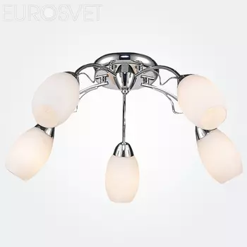 Потолочная люстра Eurosvet Орлеан 30093/5 хром