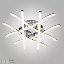 Потолочная светодиодная люстра Pascal Eurosvet 90043/6 хром