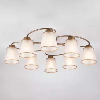 Потолочная люстра Eurosvet Phortos 60075/8 античная бронза