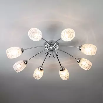 Потолочная люстра Eurosvet Rigina 30127/8 хром