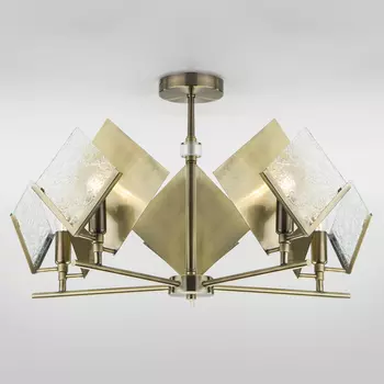 Потолочная люстра Eurosvet Rombo 60110/5 античная бронза