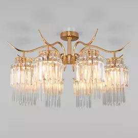 Потолочная люстра Eurosvet Sevilia 10119/8 золото/прозрачный хрусталь