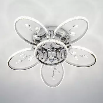 Потолочная люстра Eurosvet Soul 90097/6 хром 45W