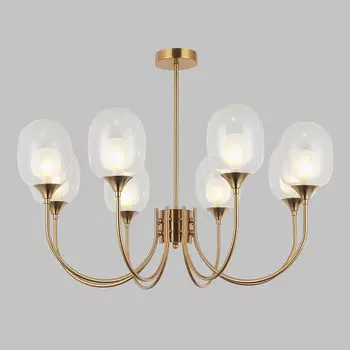 Потолочная люстра Eurosvet Spritz 70217/8 латунь