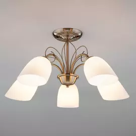 Потолочная люстра Eurosvet Stefanie 30107/5 античная бронза