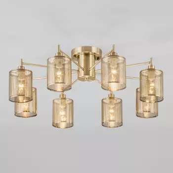 Потолочная люстра Eurosvet Tela 70109/8 античная бронза