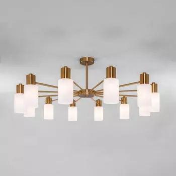 Потолочная люстра Eurosvet Vegga 70160/12 латунь Smart