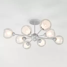 Потолочная люстра Eurosvet Vivien 30163/8 матовое серебро