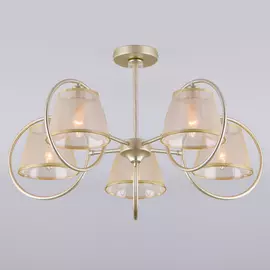 Потолочная люстра Eurosvet Volante 60093/5 перламутровое золото