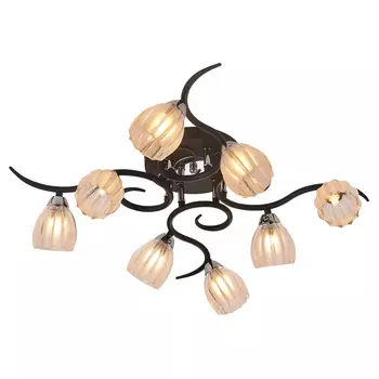 Потолочная люстра ID lamp Antioch 213/8PF-Blackchrome