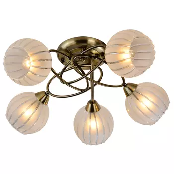 Потолочная люстра ID lamp Bellevue 230/5PF-Oldbronze