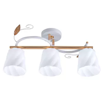 Потолочная люстра ID lamp Clarksville 380/3PF-Whitegold