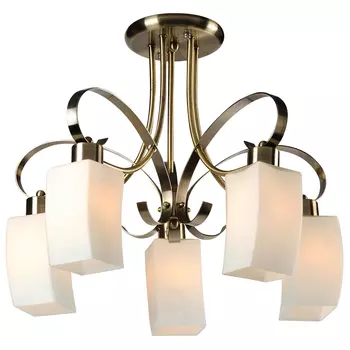 Потолочная люстра ID lamp Denton 862/5PF-Oldbronze