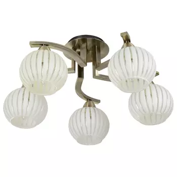 Потолочная люстра ID lamp Detroit 863/5PF-Oldbronze