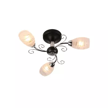 Потолочная люстра ID lamp Edwidge 846/3PF-Blackchrome