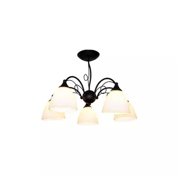 Потолочная люстра ID lamp Elettra 881/5PF-Argentoscuro
