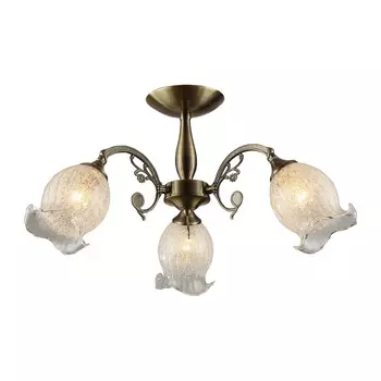 Потолочная люстра ID lamp Ernest 288/3PF-Oldbronze