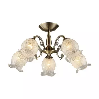 Потолочная люстра ID lamp Ernest 288/5PF-Oldbronze