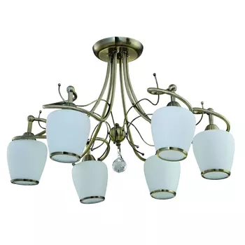 Потолочная люстра ID lamp Fort Collins 800/6PF-Oldbronze