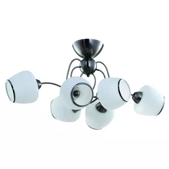 Потолочная люстра ID lamp Fort Collins 816/6PF-Darkchrome