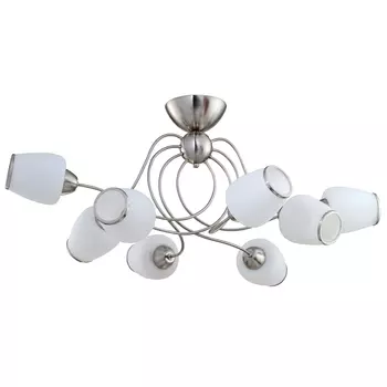 Потолочная люстра ID lamp Fort Collins 816/8PF-Whitechrome