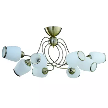Потолочная люстра ID lamp Fort Collins 816/8PF-Oldbronze