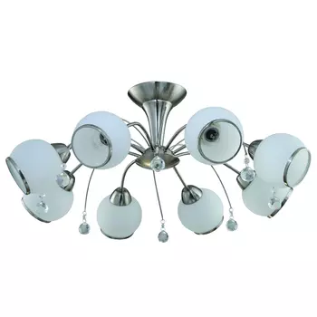 Потолочная люстра ID lamp Fort Worth 831/8PF-Whitechrome