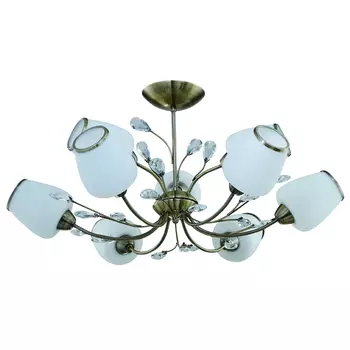 Потолочная люстра ID lamp Fremont 834/9PF-Oldbronze