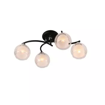 Потолочная люстра ID lamp Nerina 845/4PF-Blackchrome
