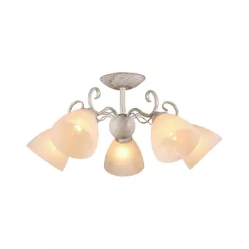 Потолочная люстра ID lamp Olsa 278/5PF-Whitepati