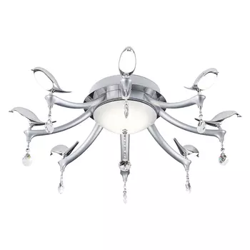 Потолочная люстра ID lamp Uccelli 385/8PF-LEDSilver