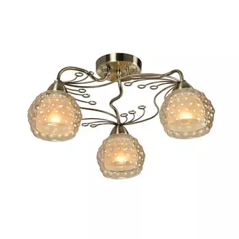 Потолочная люстра ID lamp Verity 286/3PF-Oldbronze
