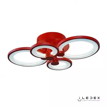 Потолочная люстра ILedex Ring A001/4 RED