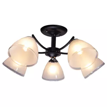 Потолочная люстра IMEX MD.1092-5-S BK+CH