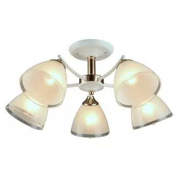 Потолочная люстра IMEX MD.1092-5-S WH+FGD